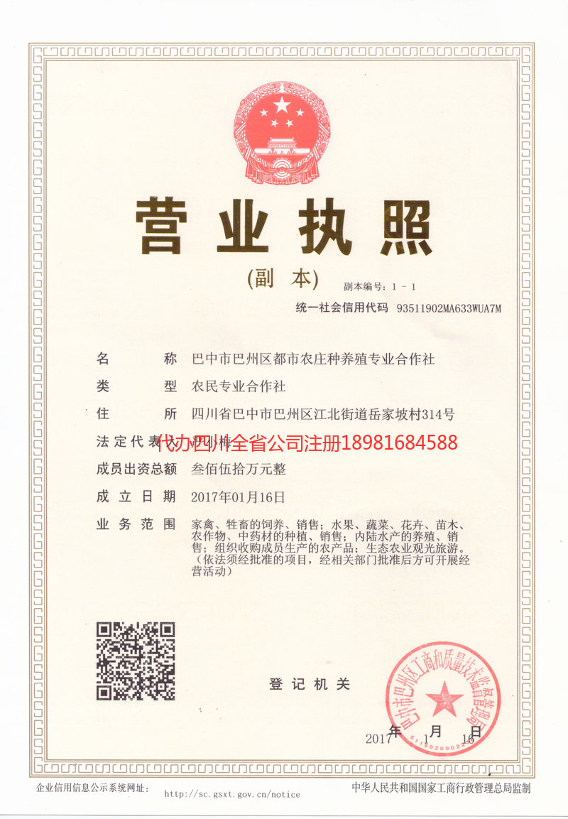 廉江廉江都市农庄种养殖专业合作社